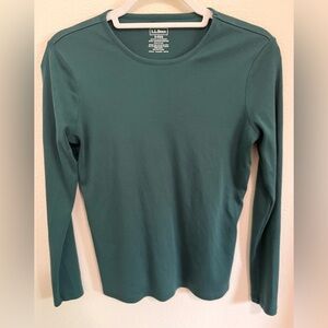 L.L. Bean 100% Supima Cotton Long Sleeve Women's Top